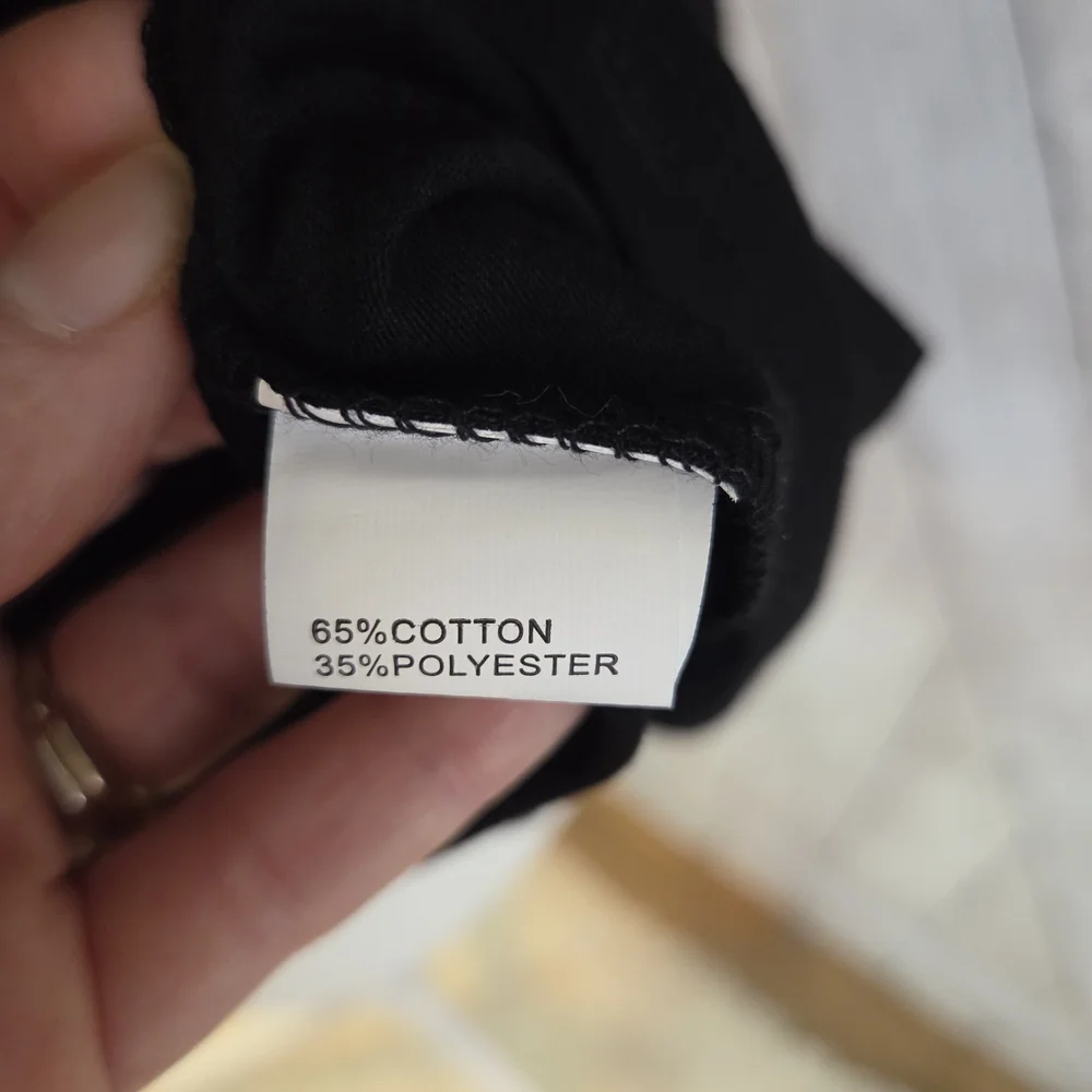 Black Graphic Tee with Leopard Lips XXL - Picture 5 of 5